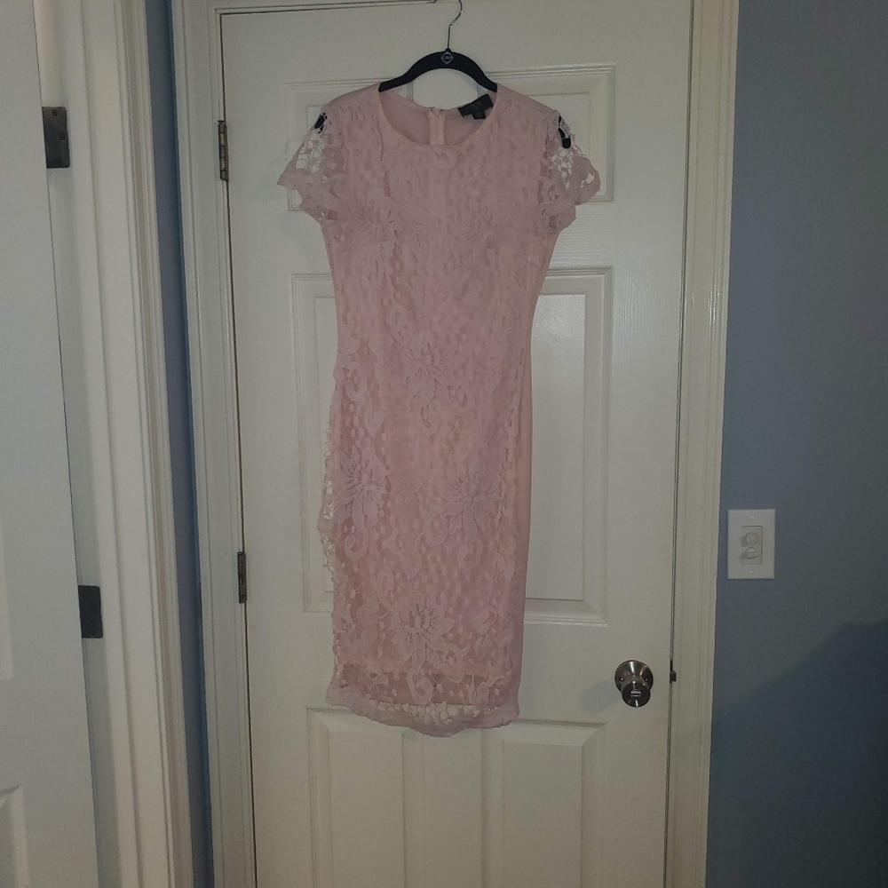 AX Paris lace front sheath dress